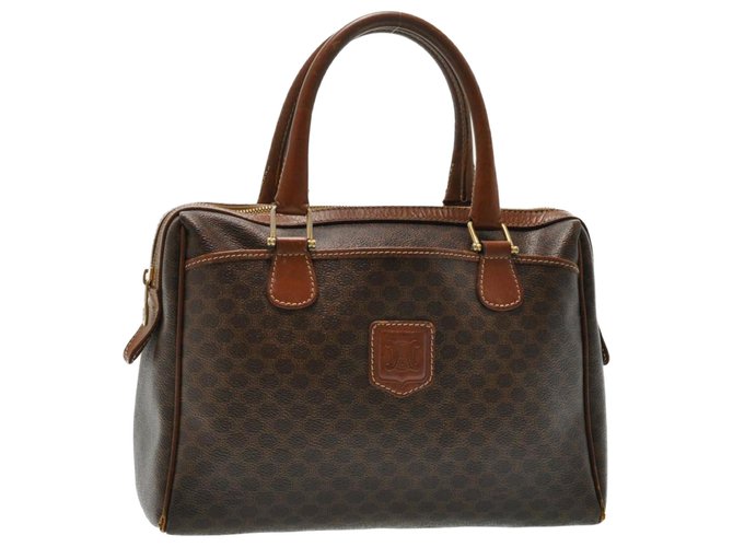 Céline Celine handbag Brown Cloth  ref.245578