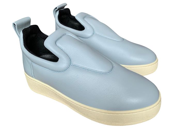 Céline Slip On Sneaker Leder hellblau Größe 40