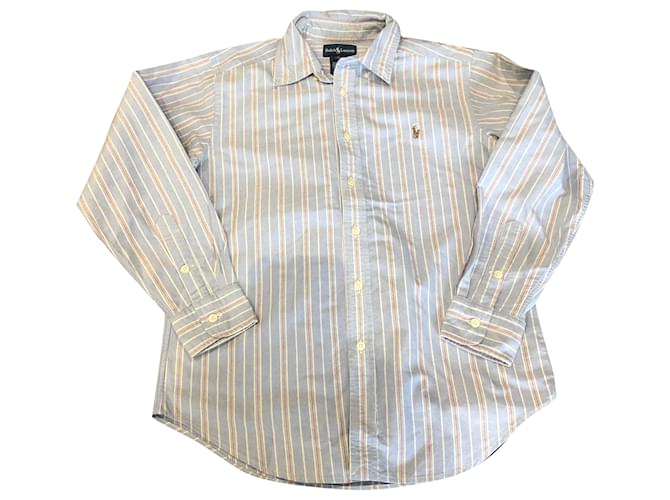Ralph Lauren Camisetas y tops Blanco Roja Azul Algodón  ref.245900