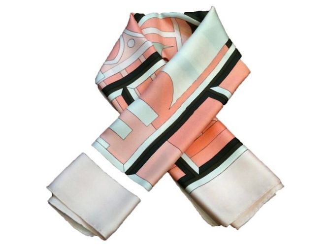 Hermès RIALTO Rosa Grigio Seta