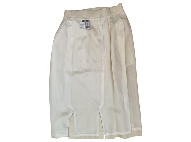 Georges Rech vintage skirt Cream Wool  ref.246088