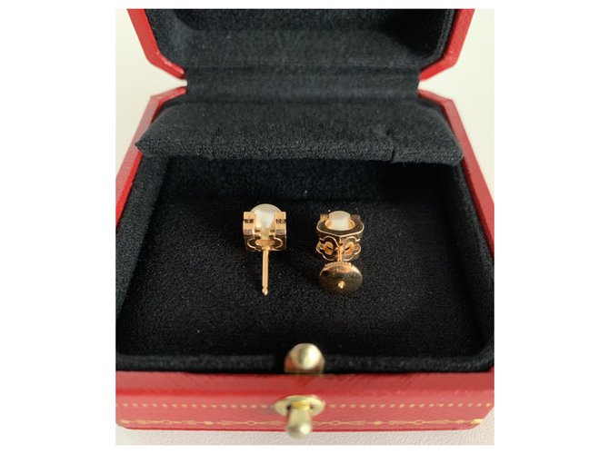 Cartier Earrings Golden Pink gold  ref.246132