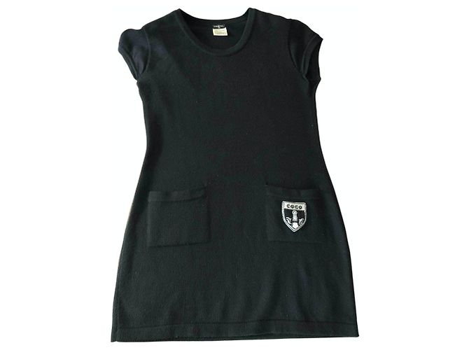 Abito Chanel nero in cotone