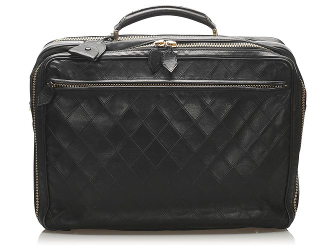 Timeless Chanel Black Business-Tasche aus zeitlosem Leder Schwarz Kalbähnliches Kalb  ref.246292