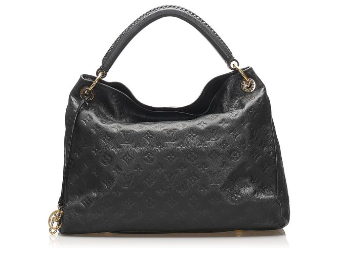 Louis Vuitton Artsy MM Empreinte Leather Shoulder Bag Blue
