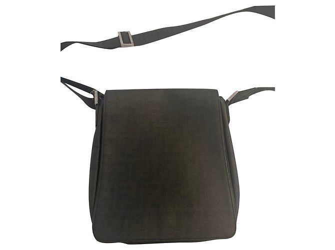 Fendi, Men's shoulder bag Dark grey