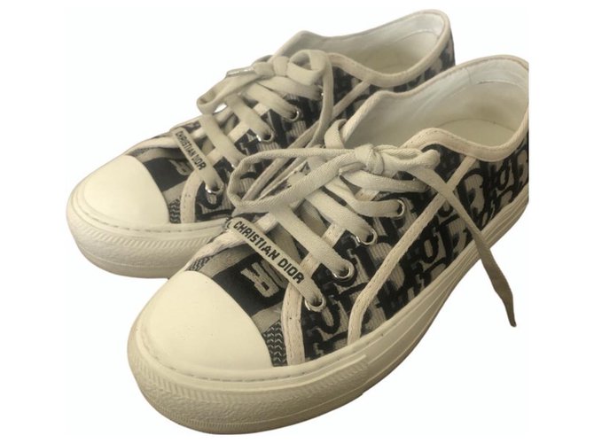 dior cloth trainers