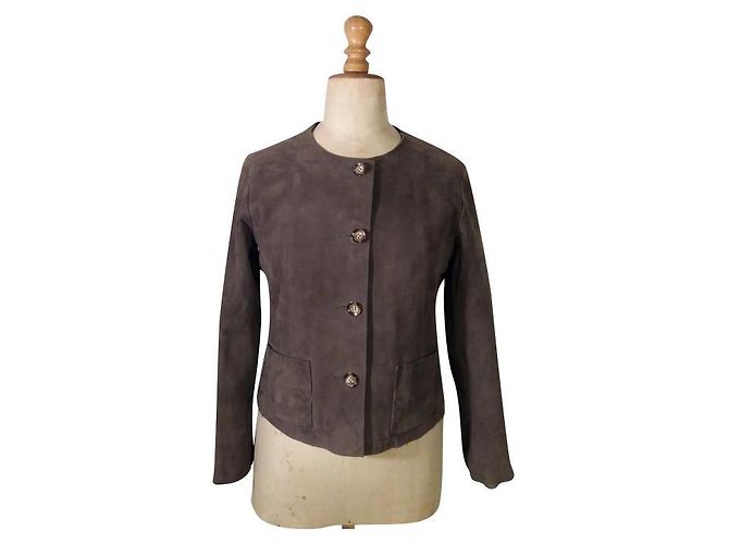 CAROLL Lederjacke Hellbraun