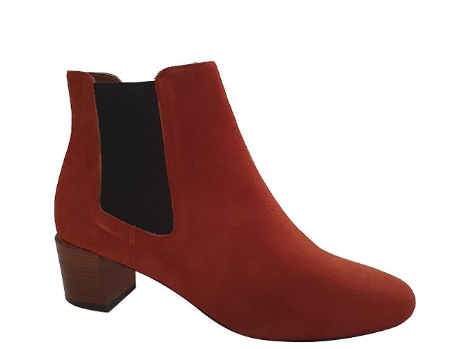 Botas Vanessa Bruno de ante naranja talla 39