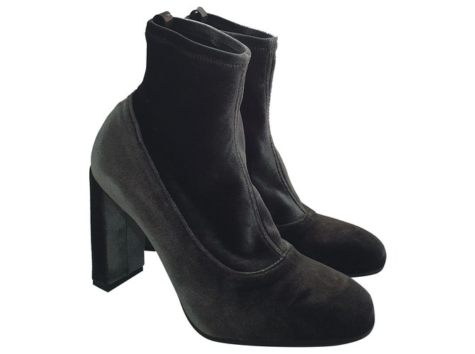 Aeyde Boots Dark grey Cloth  ref.246478