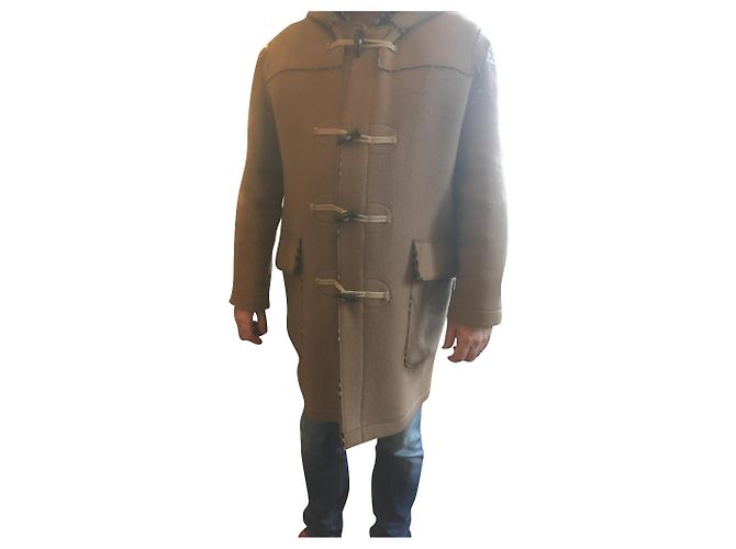 Burberry Duffle Coat Beige Wool