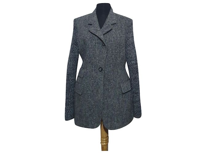 Abrigo de lana Dolce & Gabbana gris