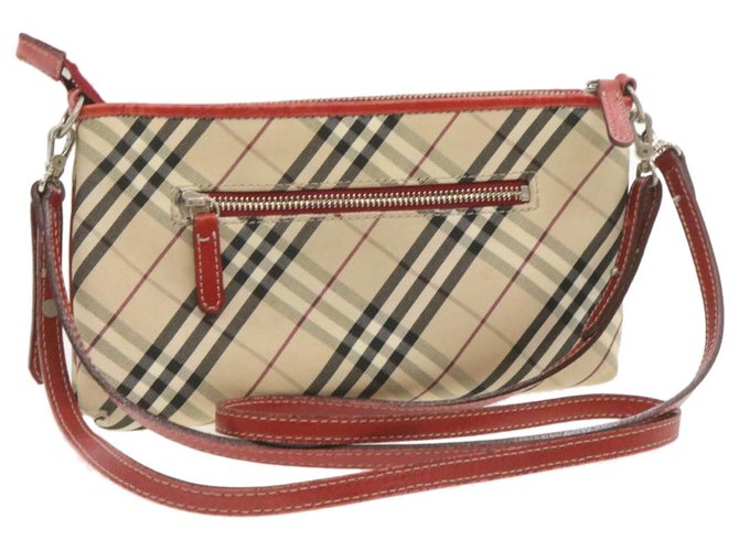 Burberry clutch bag Beige Cloth  ref.246803