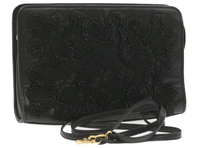 Fendi Shoulder Bag Black Leather  ref.246809