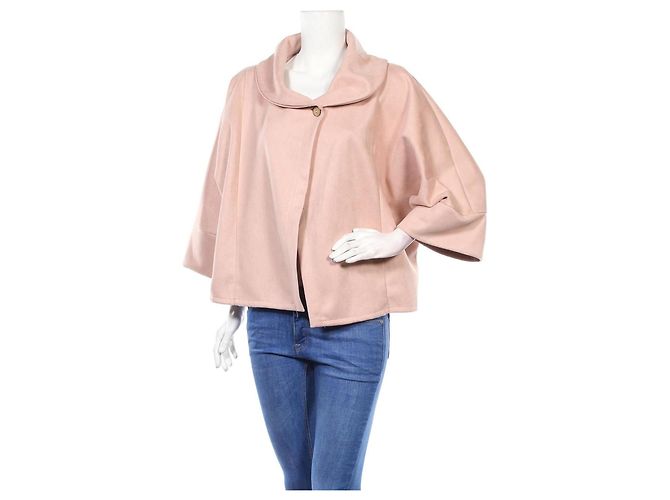 Acne Strickjacke aus Baumwolle Rosa Größe S Pink 