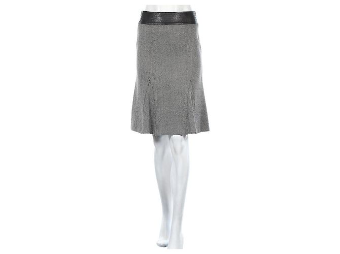 Falda de lana gris Joseph