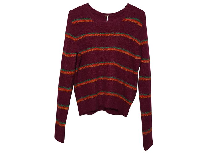 Free People Malhas Multicor Lã Acrílico  ref.246834