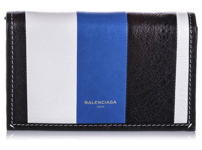 Balenciaga Striped Zip Crossbody Bag