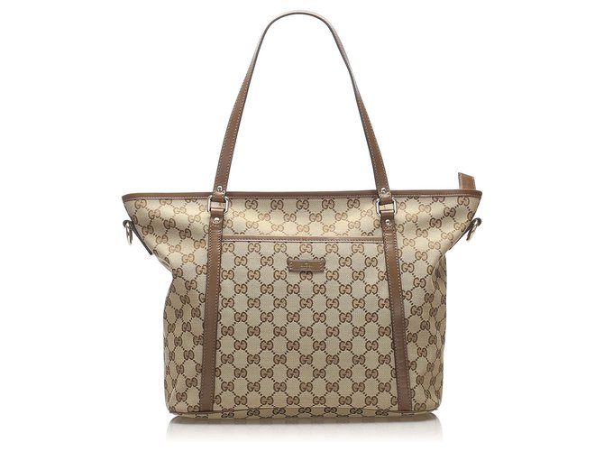 gucci supreme canvas logo tote