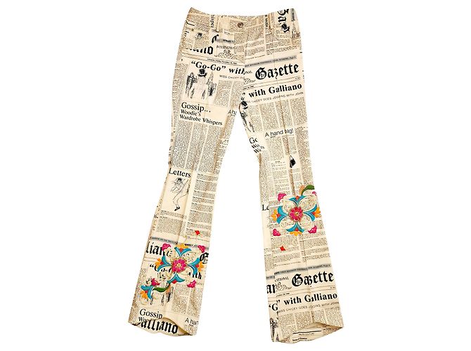 John Galliano Pantalones, polainas