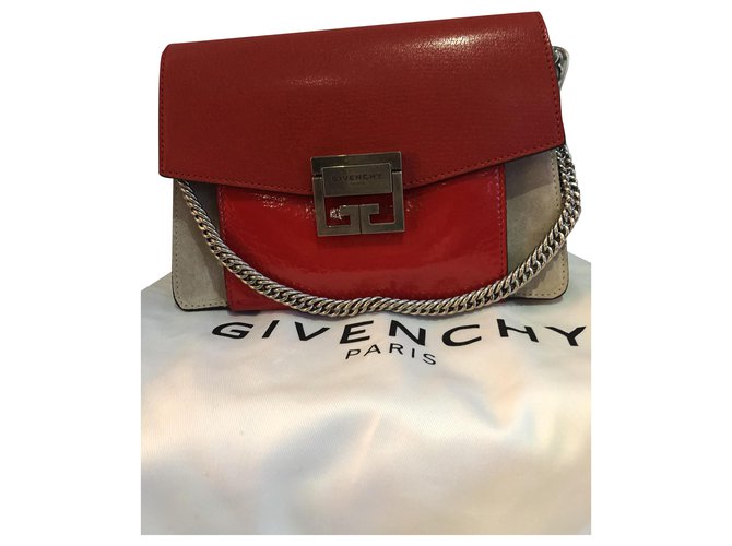 Givenchy GV3 Vermelho Couro  ref.247064