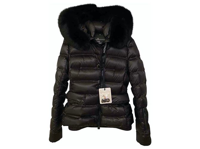 Moncler Grenoble down jacket black nylon