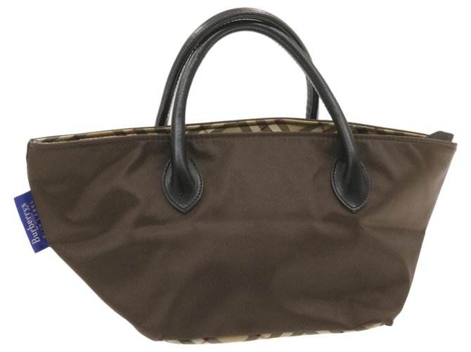 Burberry handbag Brown Synthetic  ref.247170