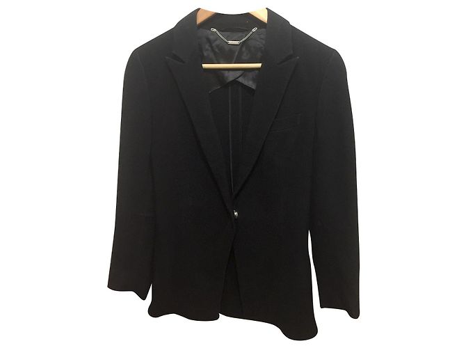 Blazer nero stile smoking Costume National