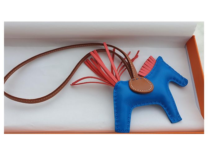 Hermès Charm by Hermes Rodeo pm Blue