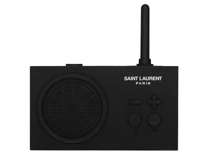 Saint Laurent X Lexon Bluetooth Radio Black Rubber  ref.247356