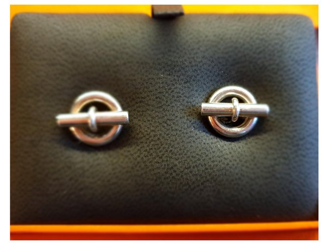 Hermès Mini Chaine d'Ancre Silvery Silver  ref.247397
