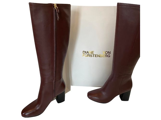Diane Von Furstenberg Botas Diane Von Fürstenberg Bordeaux