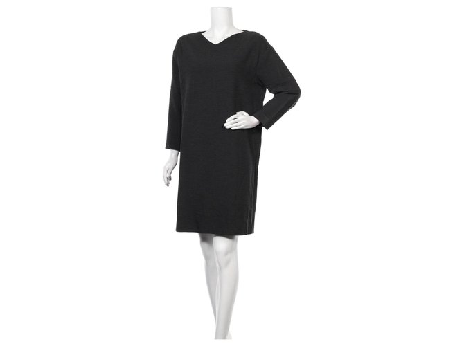 Filippa K Dresses Black Polyester Viscose Elastane  ref.247417