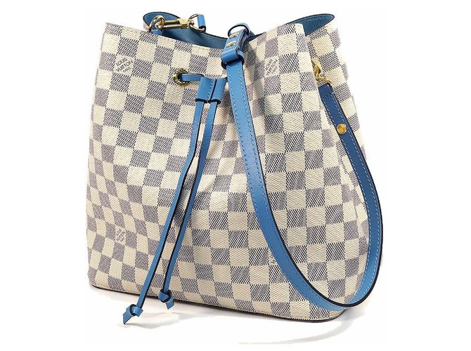 Louis Vuitton, Bags, Authentic Louis Vuitton Bag In The Color Damier Azur  Canvas
