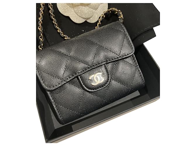 Chanel Timeless classic Gold hardware Leather  ref.247824