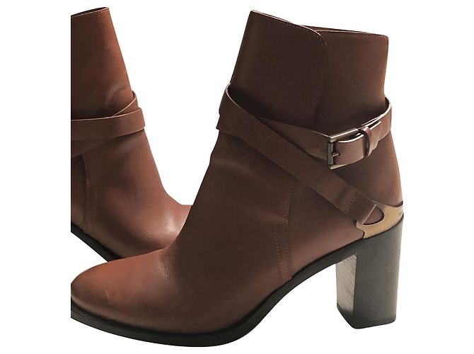 Fratelli Rosseti Fratelli Rossetti Cavaliere Boots Gold Leather Brown