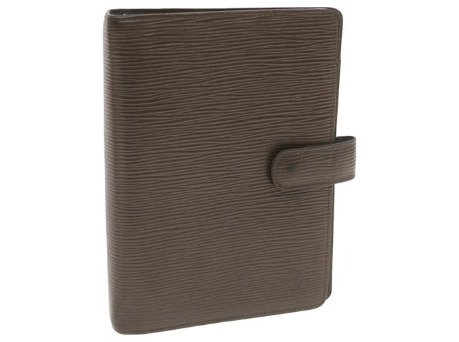 Louis Vuitton Agenda Cover Brown Leather  ref.247962