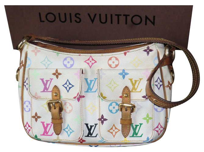 Bolsa Louis Vuitton Lodge vendida com sua caixa Multicor Lona  ref.248092