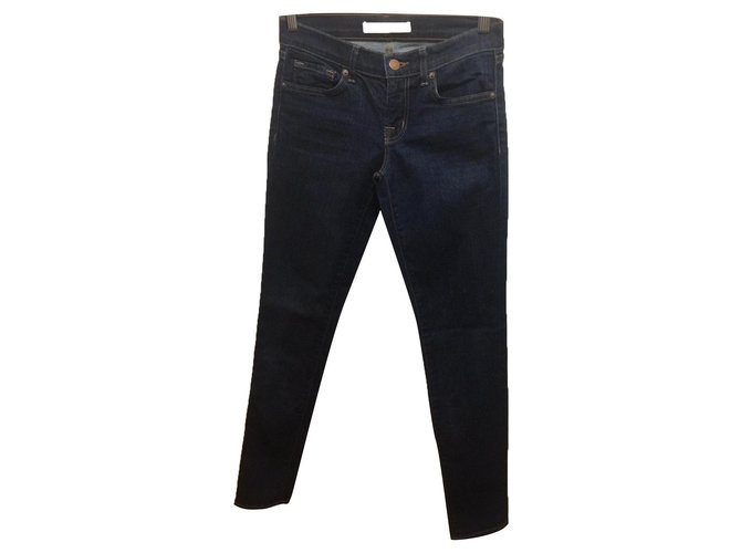J Brand "Pure Skinny Leg" Jeans Blau Baumwolle Elasthan  ref.248145