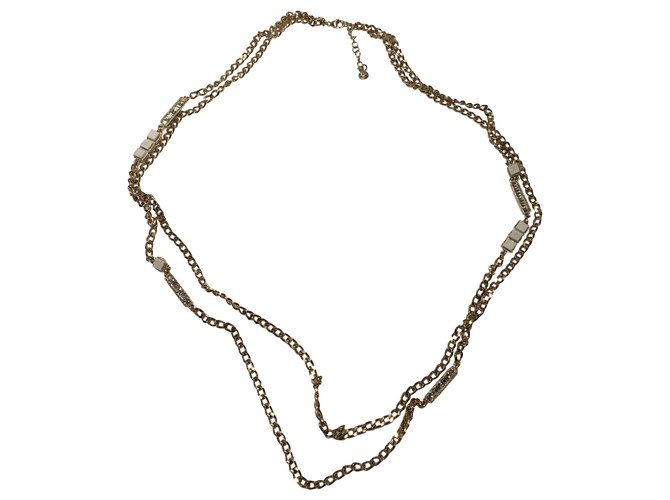 Chanel chain necklace Golden Metal  ref.248359