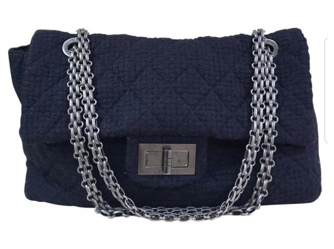 Chanel Airline XXL Flap Bag - Silver Shoulder Bags, Handbags - CHA907518