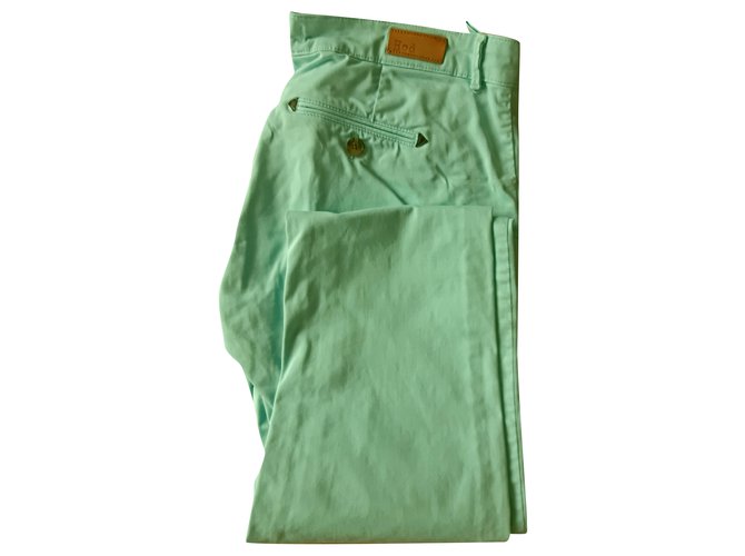 Hod calça, leggings Verde claro Algodão  ref.248506