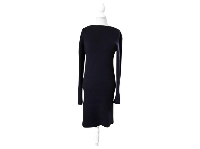 Louis Vuitton Dresses Navy blue Cashmere  ref.248520