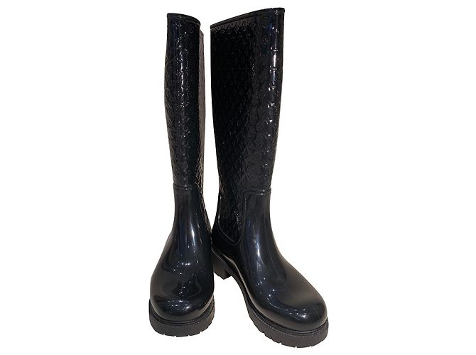 Louis Vuitton Drops Boots Black