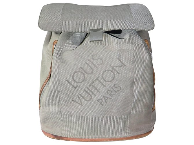 Louis Vuitton Pioneer Terre Damier Geant Canvas Backpack Bag at