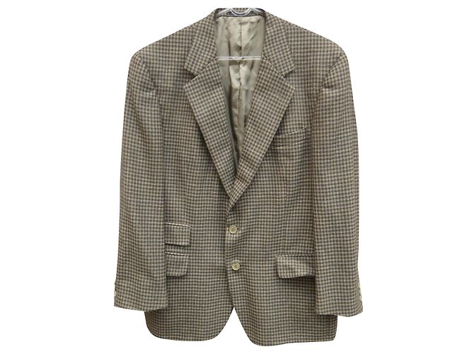 Gucci Brown Wool Jacket Size 52