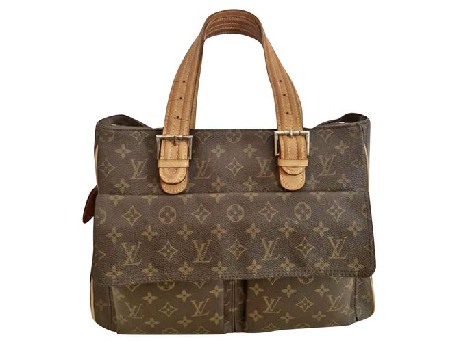 Louis Vuitton Handbags Dark brown Leather  ref.248576