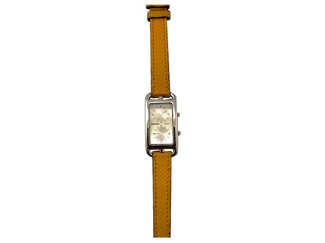 Hermès Cape Cod 2 Bereiche Silber Stahl