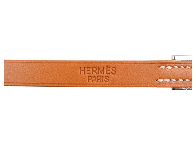 Hermès Hermes-Armband Leder  ref.248628