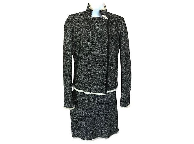 Saia de terno Karl Lagerfeld Preto